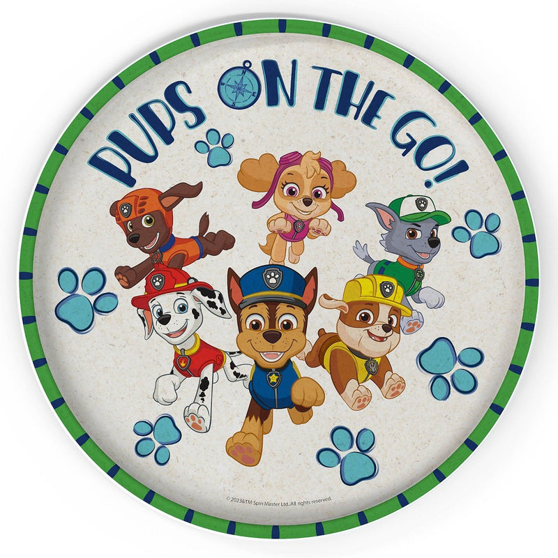 Zak Designs 'PAW Patrol' 2pk 8" Melamine Bamboo Dining Plate Set