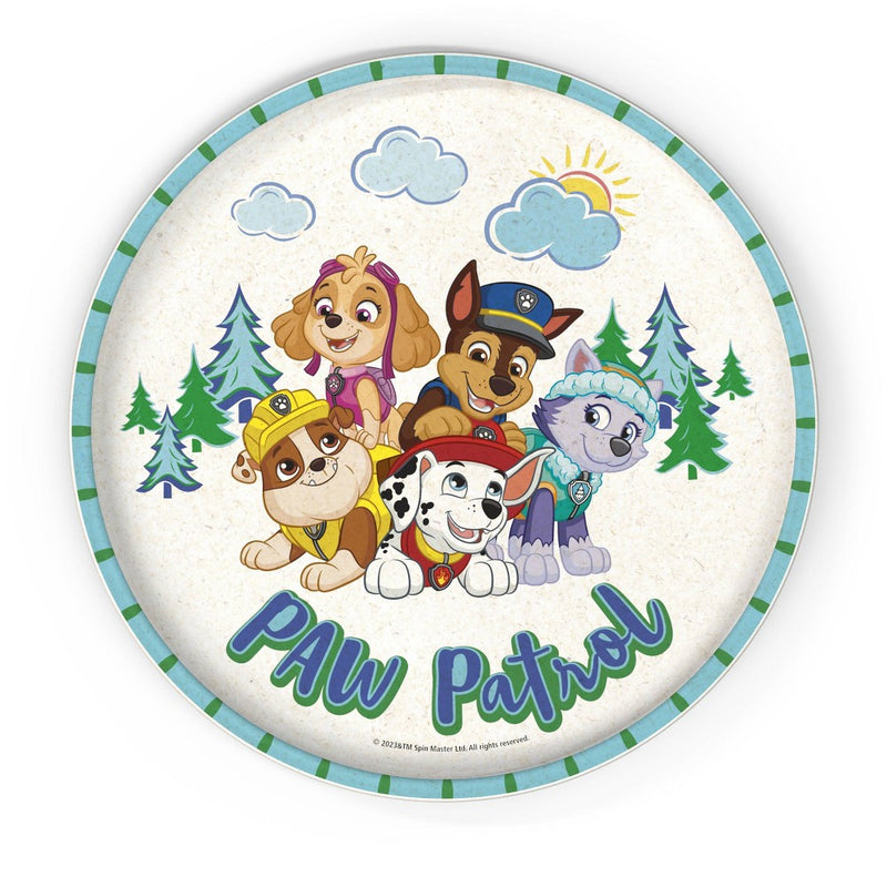 Zak Designs 'PAW Patrol' 2pk 8" Melamine Bamboo Dining Plate Set