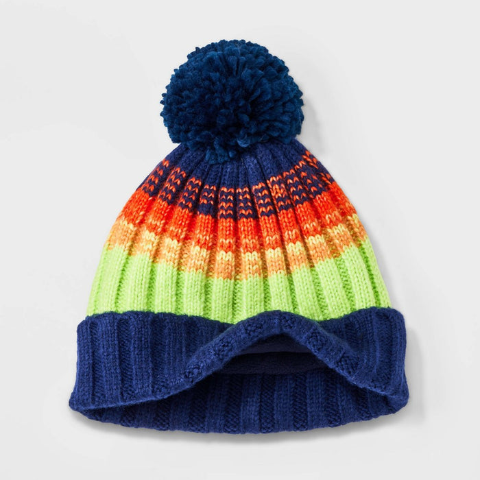 Toddler Ombre Beanie - Cat & Jack Blue 2T-5T