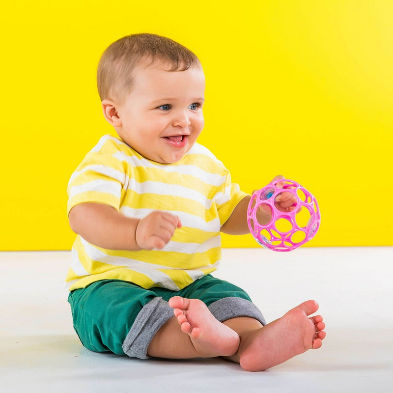 Oball Toy Ball Rattle - Pink