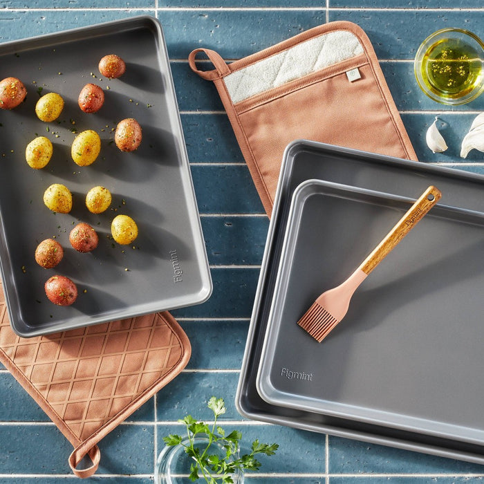 2pk Potholder Terracotta Orange - Figmint