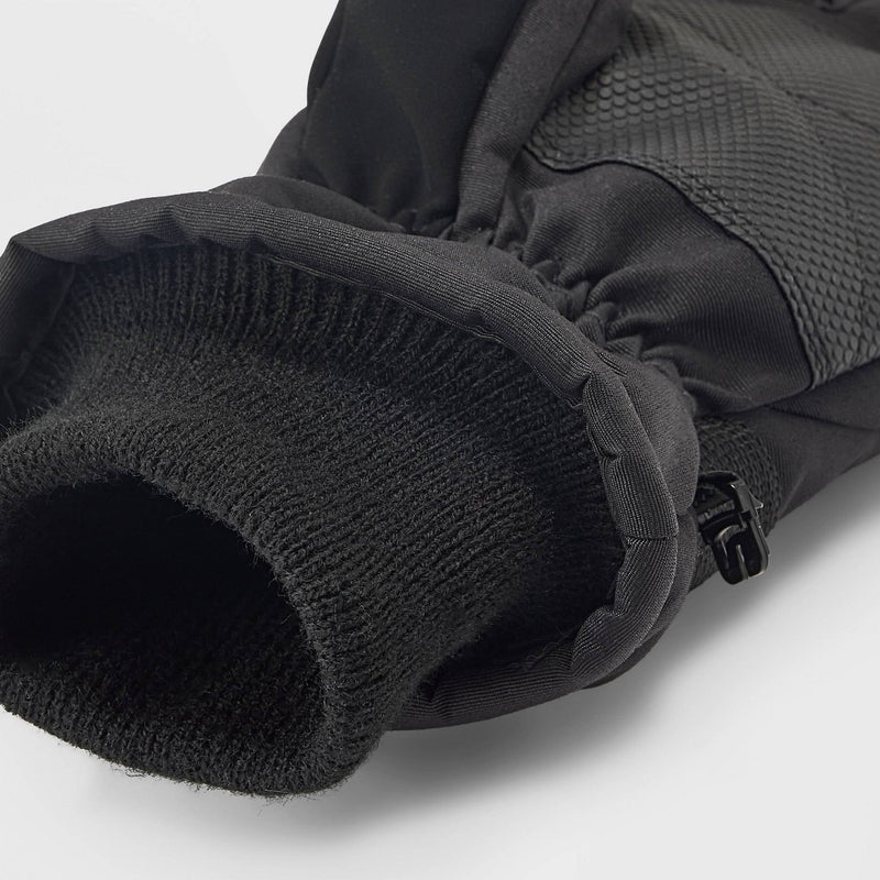 Men's Patchwork Zip Pocket Ski Gloves - Goodfellow & Co Navy Blue M/L