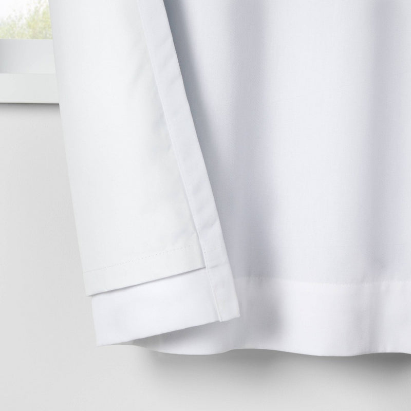 63" Blackout Twill Solid Kids' Panel White - Pillowfort