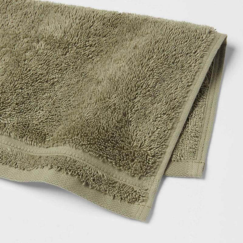 Total Fresh Antimicrobial Washcloth Olive Green - Threshold