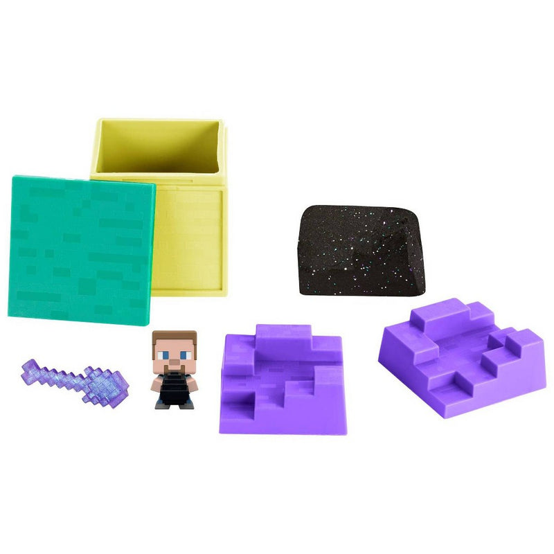Minecraft Mini Mining Steve with Dragon Egg Figure