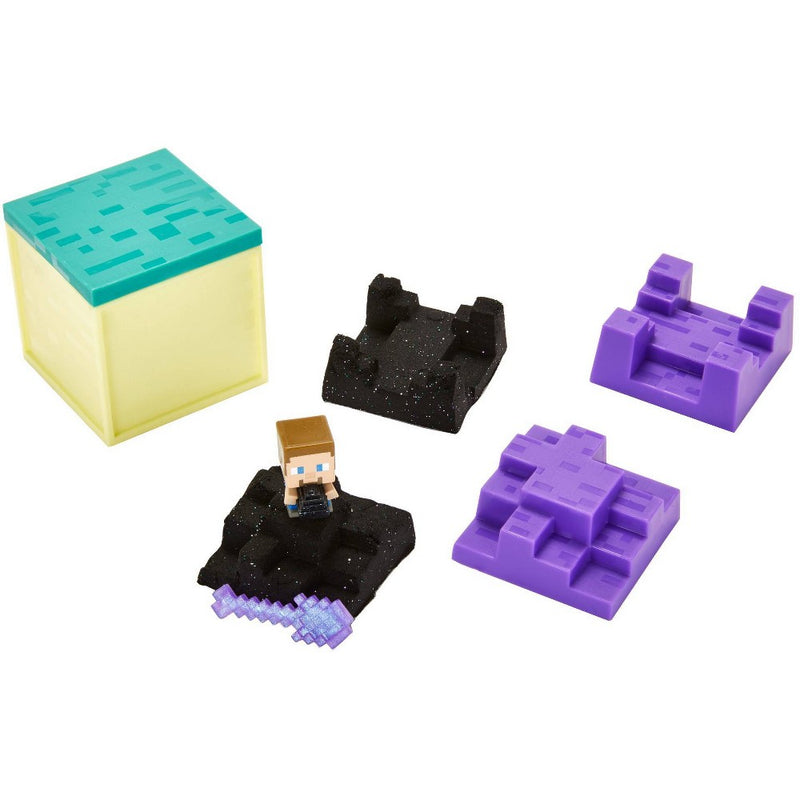 Minecraft Mini Mining Steve with Dragon Egg Figure
