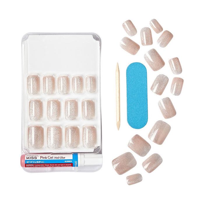 KISS Products Gel Fantasy Fake Nails - Dignity - 31ct