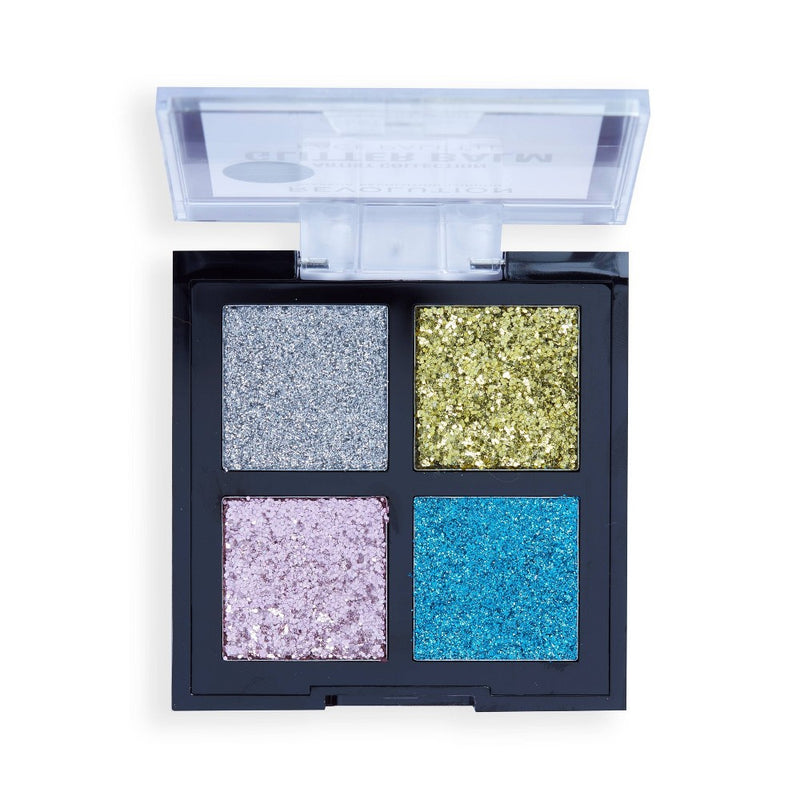 Makeup Revolution Artist Glitter Balm Palette - 0.16oz