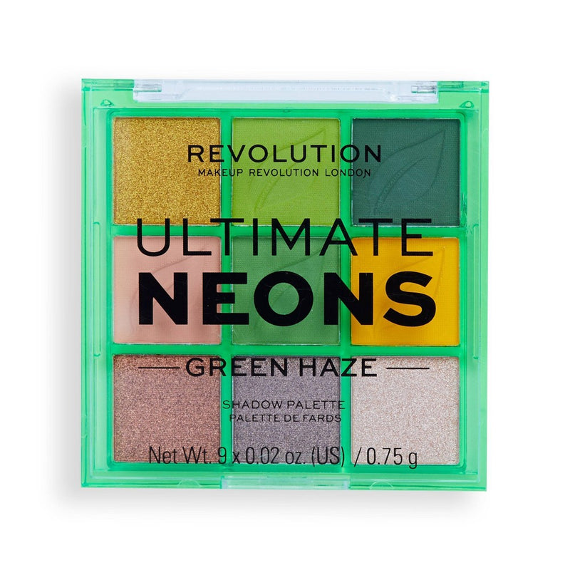 Makeup Revolution Artist Ultimate Festival Eyeshadow - Neon Green Haze - 0.18oz