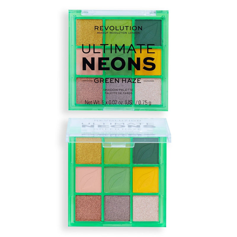 Makeup Revolution Artist Ultimate Festival Eyeshadow - Neon Green Haze - 0.18oz