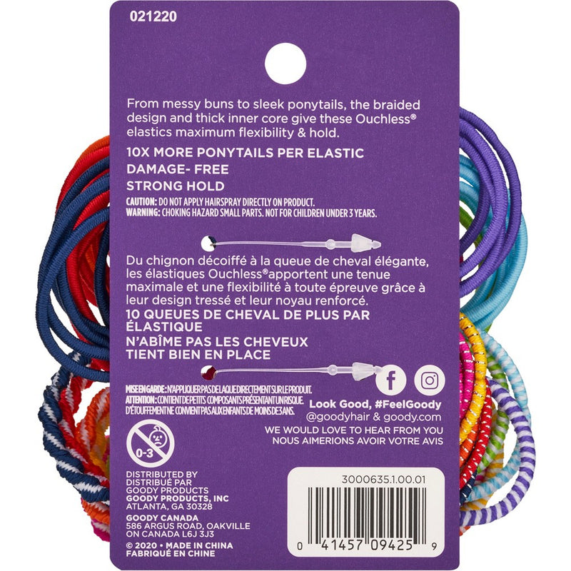 Goody Girls' Ouchless Assorted Elastics - 60ct