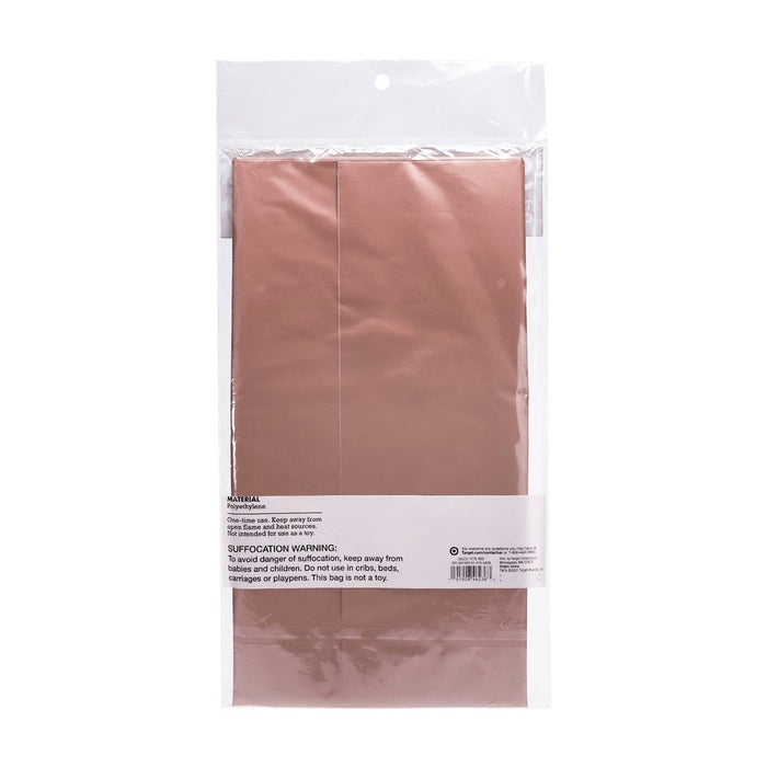 Disposable Chrome Table Cover Pink/Gold - Spritz