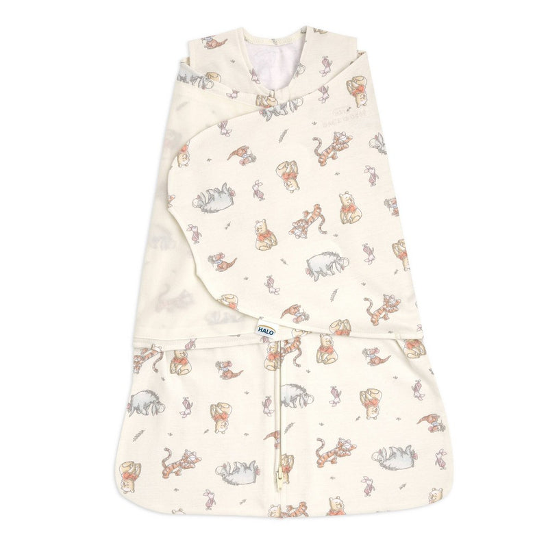HALO Innovations Disney Baby Winnie Frolic Sleepsack Swaddle Wrap - S