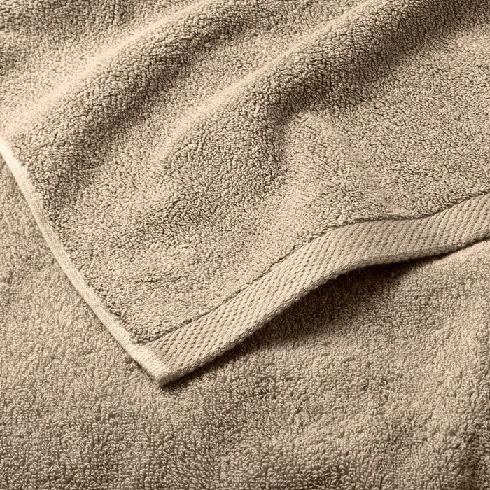 Organic Bath Towel Dark Sand - Casaluna