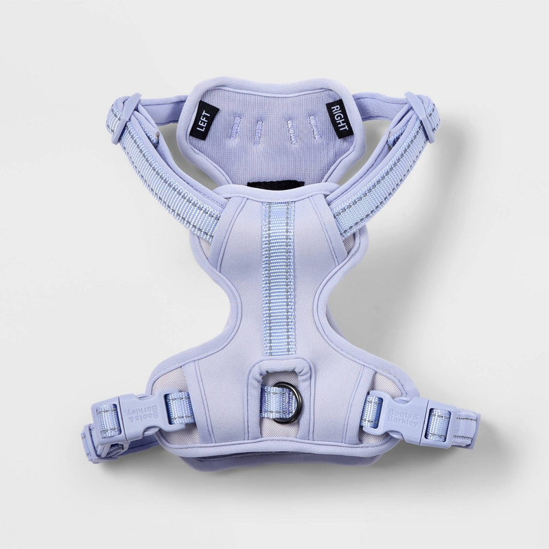 Reflective + Comfort Adjustable Dog Harness - Lilac - S - Boots & Barkley