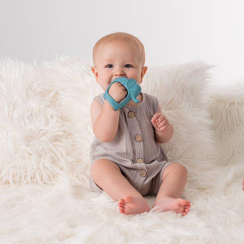 Itzy Ritzy Bitzy Grip Crib and Teether Toy - Elephant