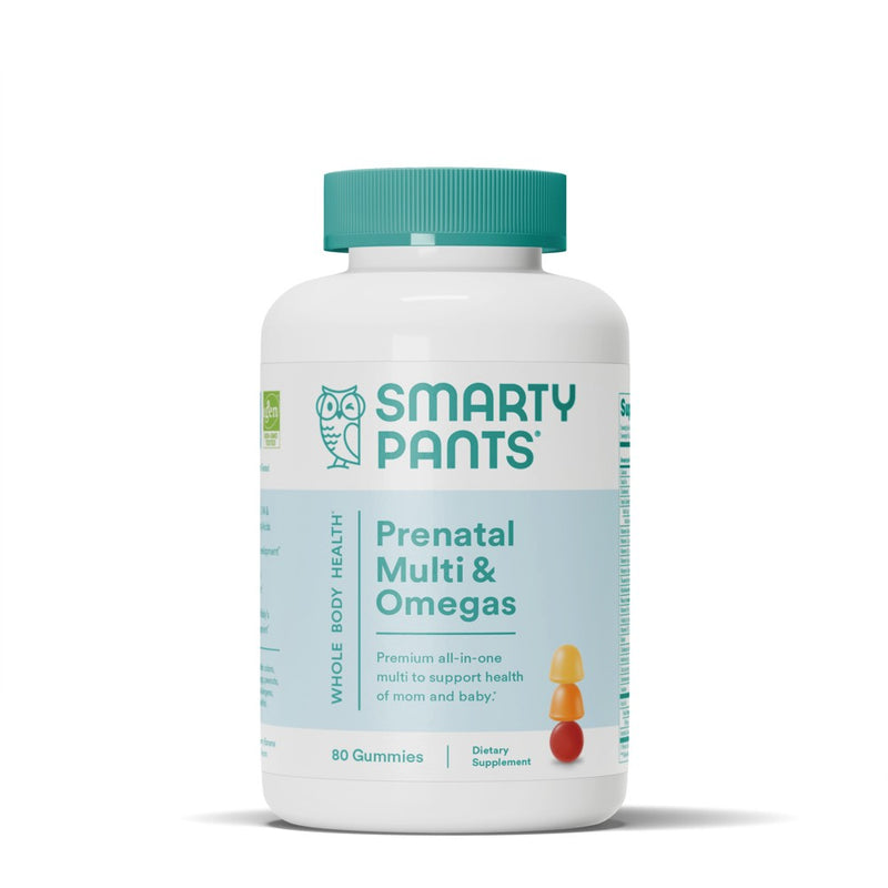 SmartyPants Prenatal Multi & Omega-3 Fish Oil Gummy Vitamins with DHA & Folate - 80 ct