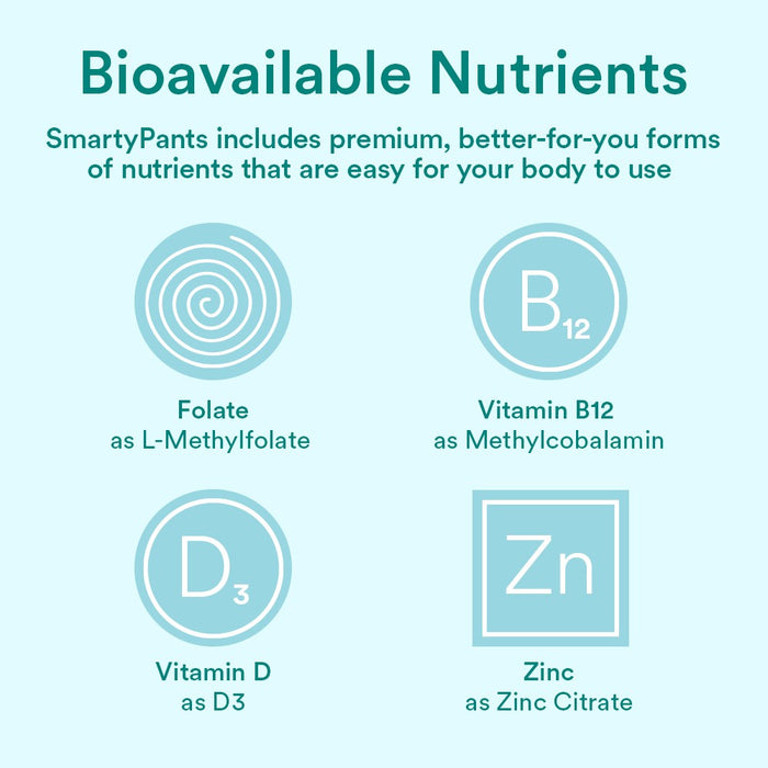 SmartyPants Prenatal Multi & Omega-3 Fish Oil Gummy Vitamins with DHA & Folate - 80 ct