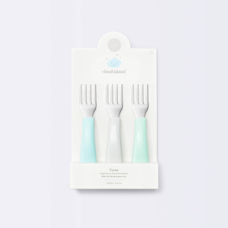 Stainless Head Fork - Cloud Island 3pk