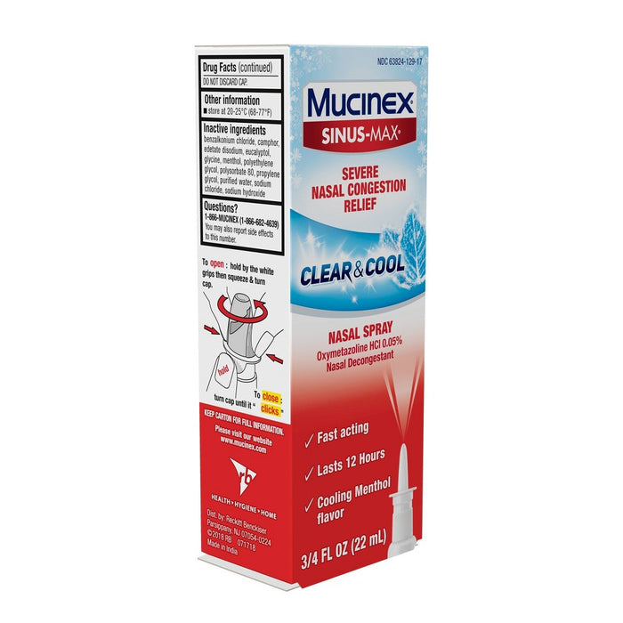 Mucinex Sinus Nasal Spray Decongestant- 0.75 oz