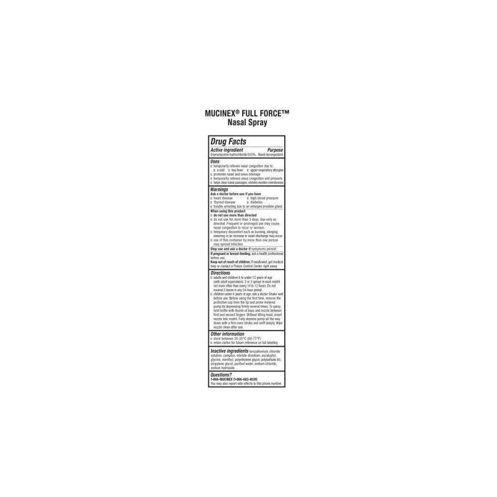 Mucinex Sinus Nasal Spray Decongestant- 0.75 oz