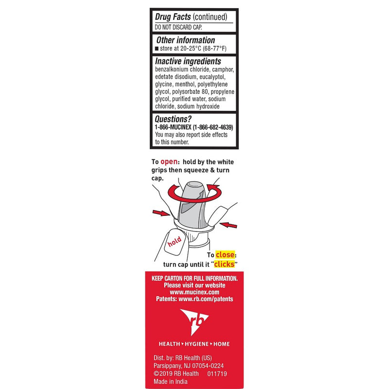Mucinex Sinus Nasal Spray Decongestant- 0.75 oz
