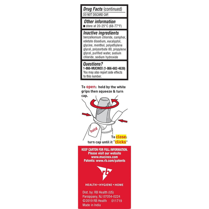 Mucinex Sinus Nasal Spray Decongestant- 0.75 oz