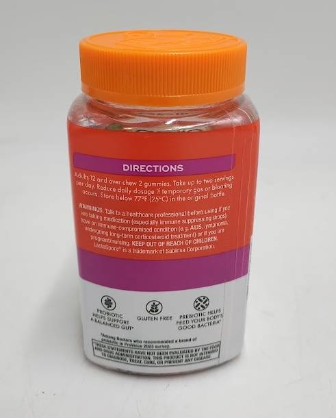 Align DualBiotic Prebiotic & Probiotic Daily Gummies - 60ct EXP 08/2026