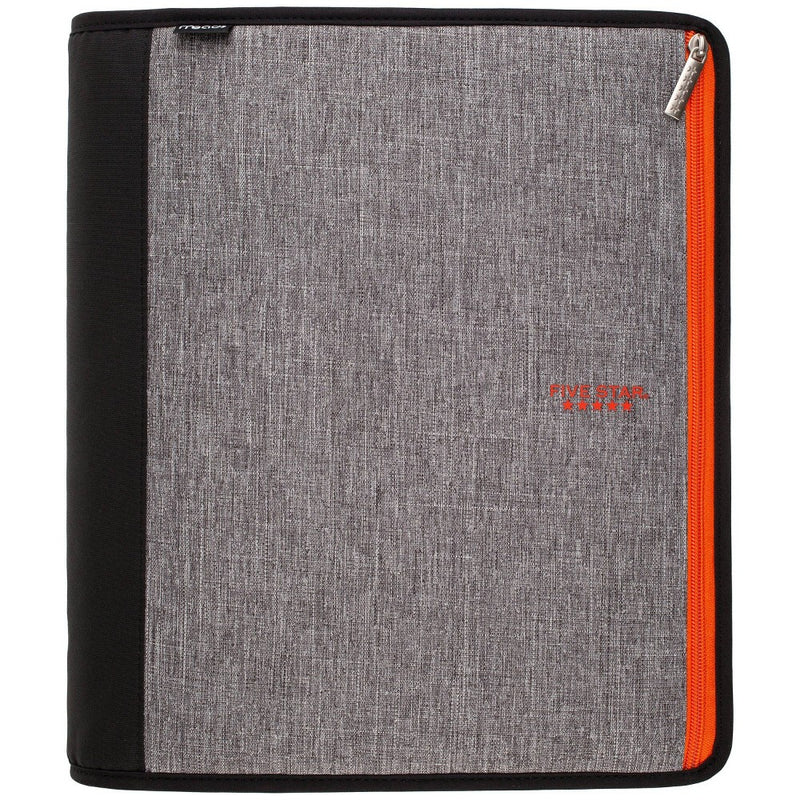Five Star 605 Sheet 2" Ring Zipper Binder Orange