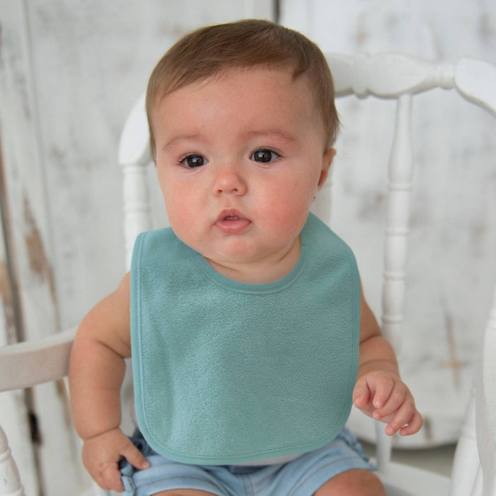 Neat SolutionsWater-Resistant Lined Infant Bib Set - Neutral Bright - 10pk