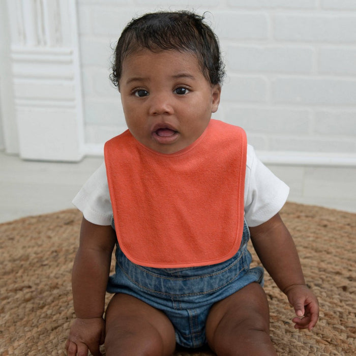 Neat SolutionsWater-Resistant Lined Infant Bib Set - Neutral Bright - 10pk