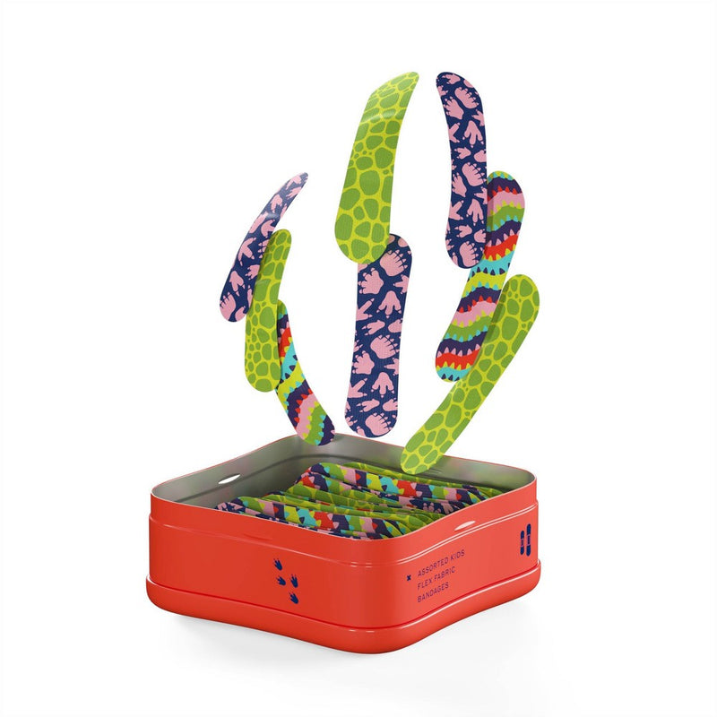 Welly Kid's Flex Fabric Bandages - Dinoaurs - 48ct