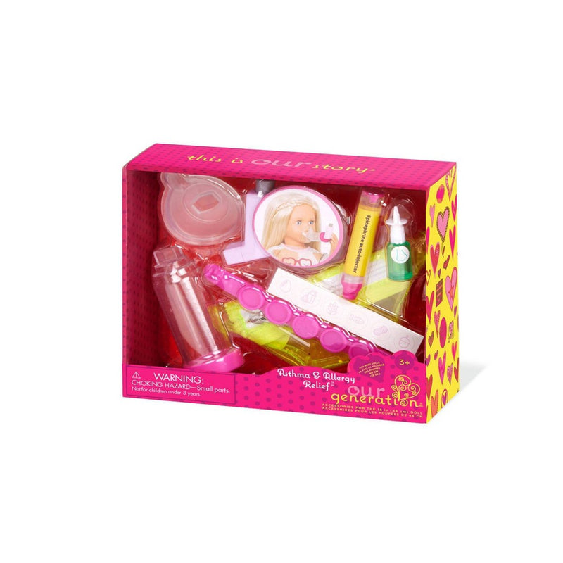 Our Generation Asthma & Allergy Relief Accessory Set for 18" Dolls