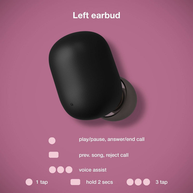 True Wireless Bluetooth Earbuds - heyday Pastel Lavender
