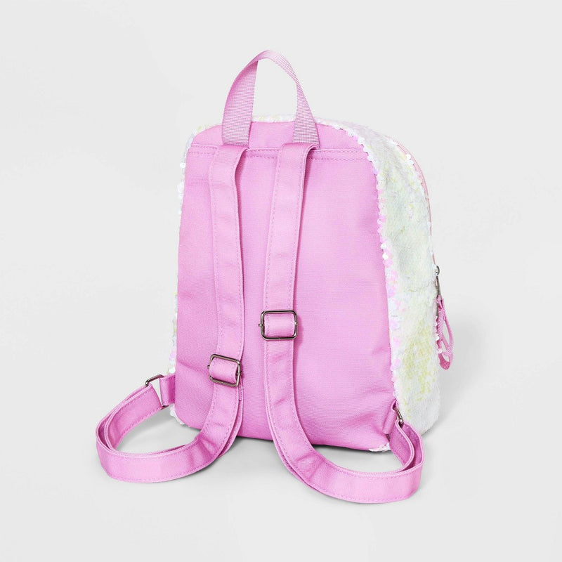 Girls' 10.5" Sequin Llama Backpack - Cat & Jack Pink