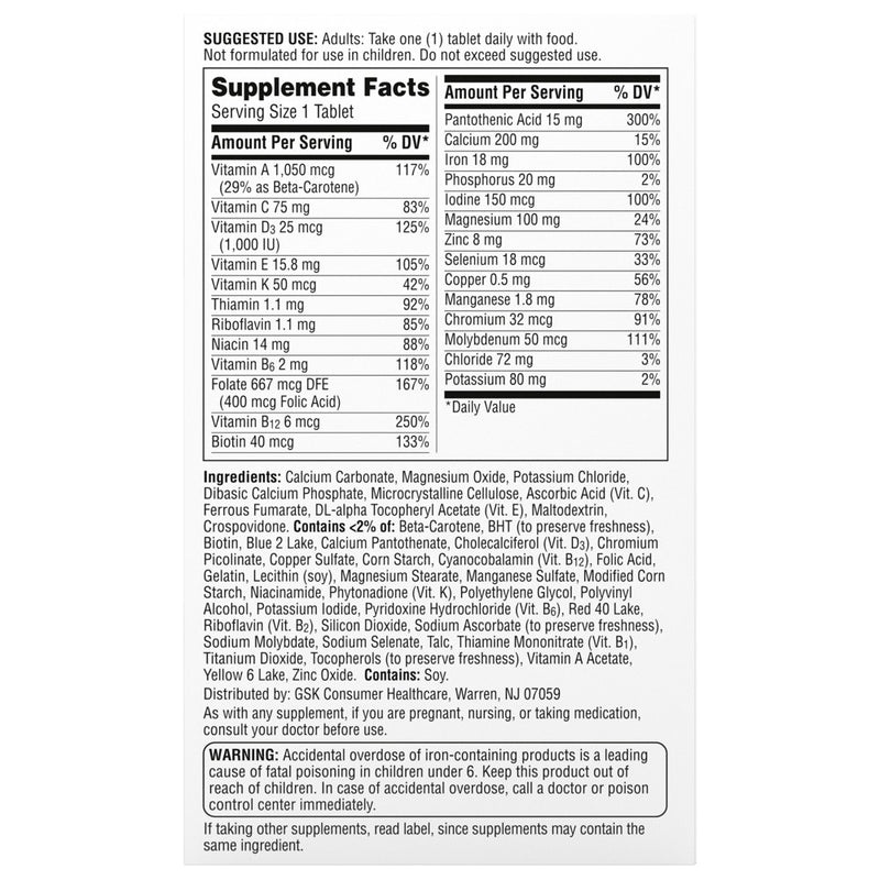 Centrum Women Multivitamin/Multimineral Supplement Tablets - 120ct