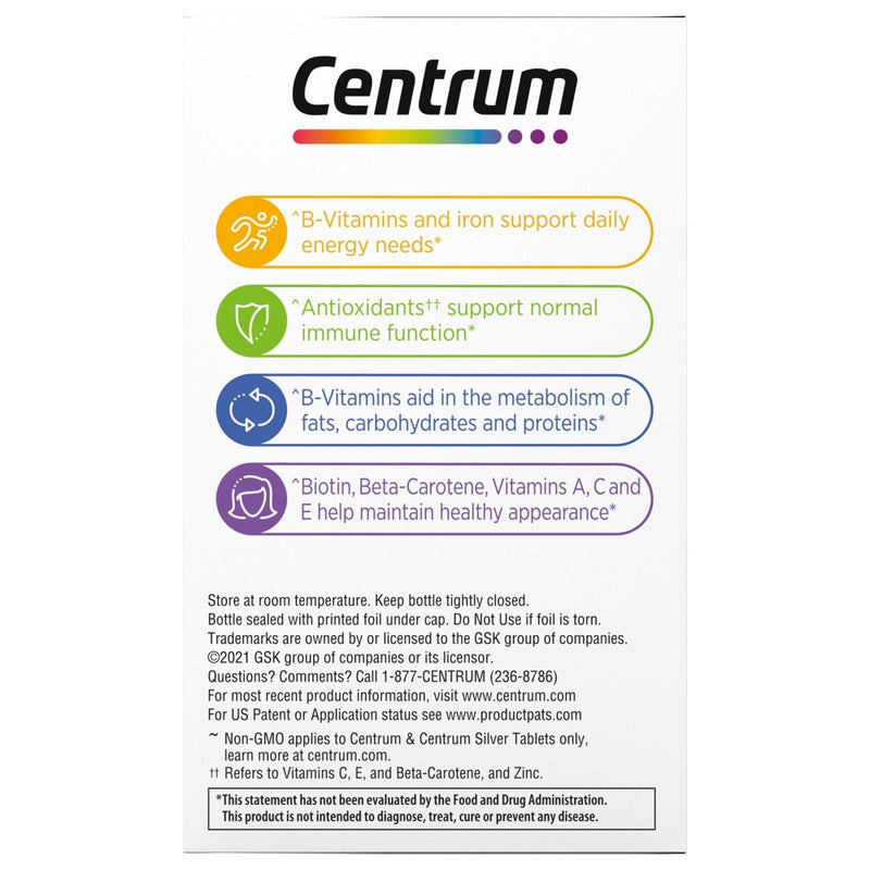 Centrum Women Multivitamin/Multimineral Supplement Tablets - 120ct