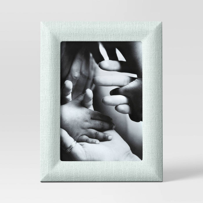 4" x 6" Fabric Wrapped Table Frame Green - Threshold