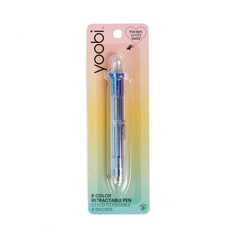 8 in 1 Retractable Ballpoint Pen - Yoobi