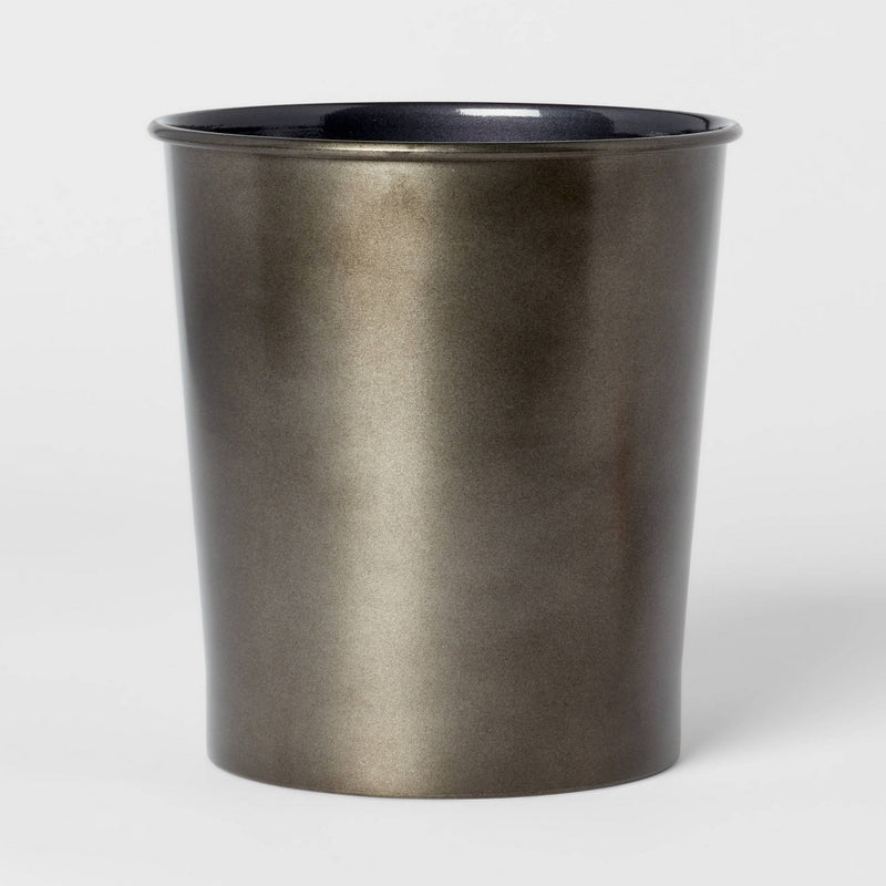 Aluminum Waste with Aged Metal Finish Gray - Threshold