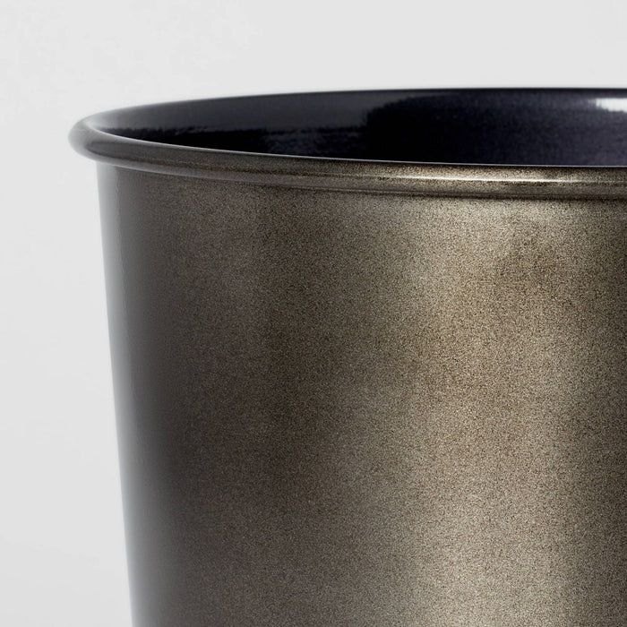Aluminum Waste with Aged Metal Finish Gray - Threshold