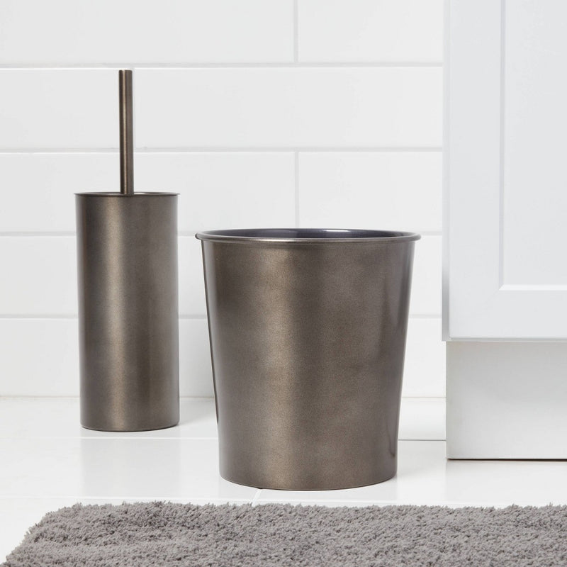 Aluminum Waste with Aged Metal Finish Gray - Threshold