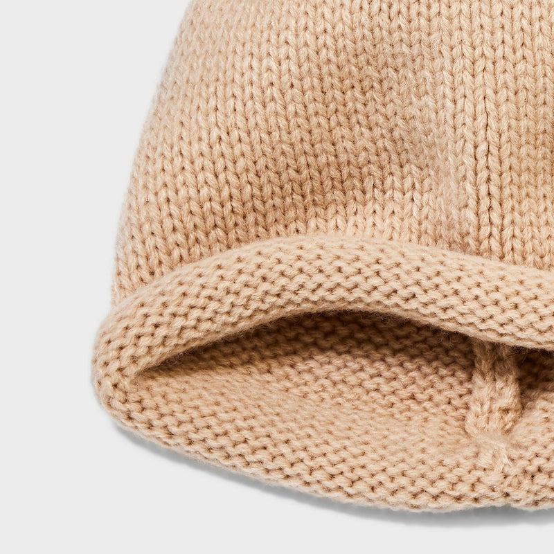 Baby Knitted Hat & Booties Set - Cloud Island Beige 0-3M