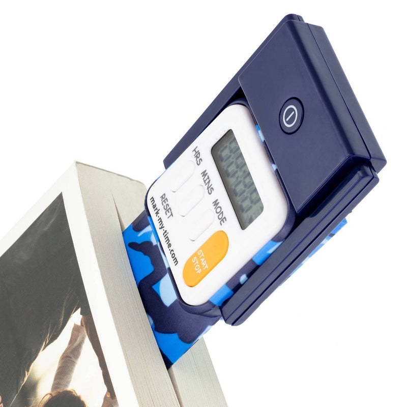 Blue Camouflage Timer Booklight LED