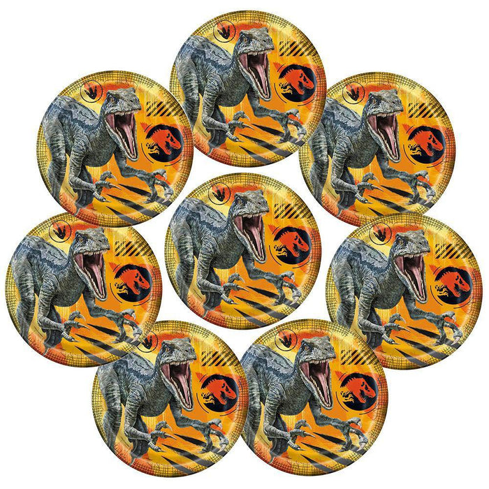 Jurassic World 3 8ct 9" Paper Plates