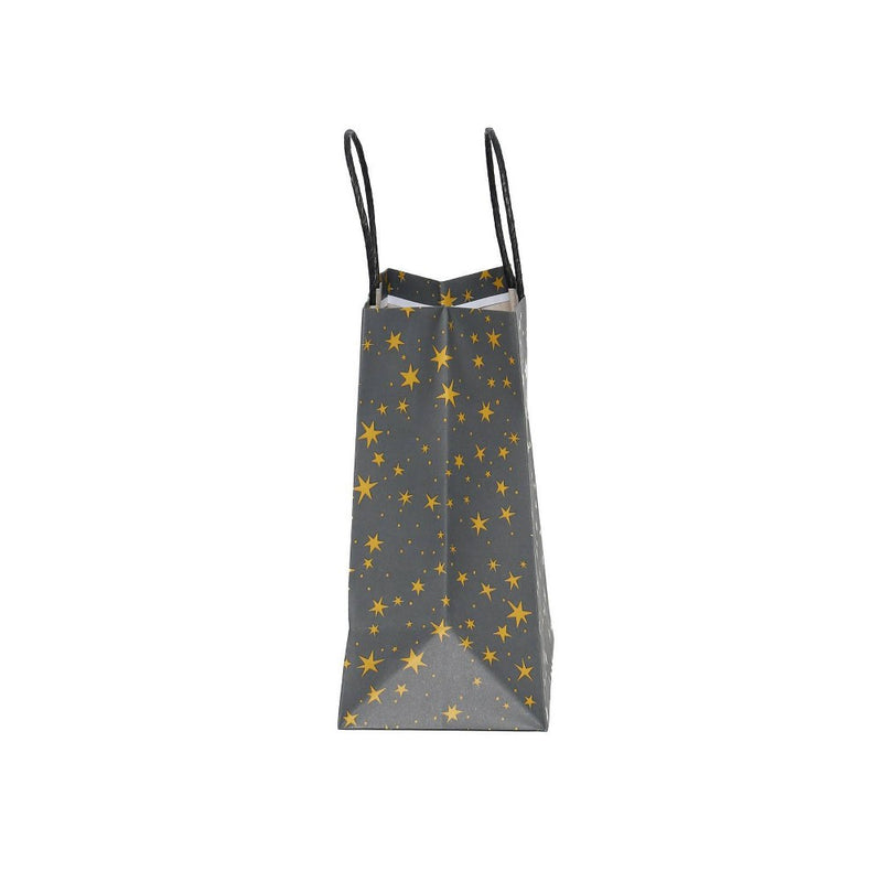 4pk Cub Gift Bags Foil Star Gold - Spritz