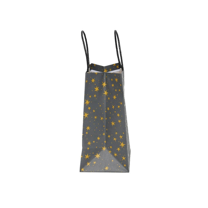 4pk Cub Gift Bags Foil Star Gold - Spritz