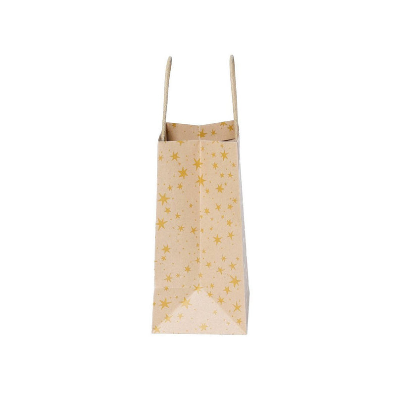 4pk Cub Gift Bags Foil Star Gold - Spritz