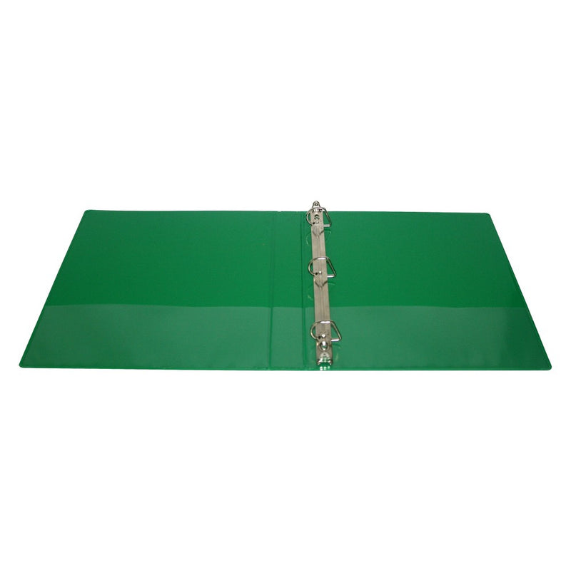 1" 3 Ring Binder Clear View Green - up & up