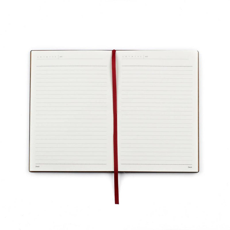 Denik Lined Journal Layflat with Ribbon Page Marker - Evelyn